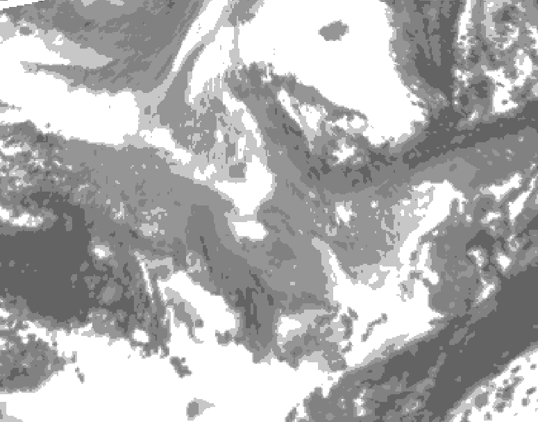 GDPS total cloud 066 hour forecast chart for Canada based on 2025/12/06 0000Z data