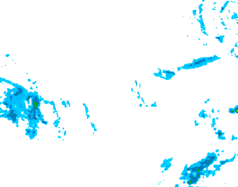 GDPS precipitation 036 hour forecast chart for Canada based on 2025/12/07 0000Z data