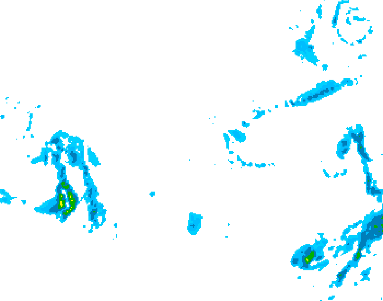 GDPS precipitation 048 hour forecast chart for Canada based on 2025/12/07 0000Z data