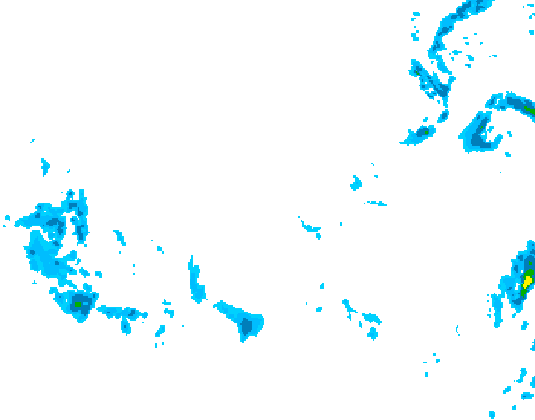 GDPS precipitation 066 hour forecast chart for Canada based on 2025/12/07 0000Z data