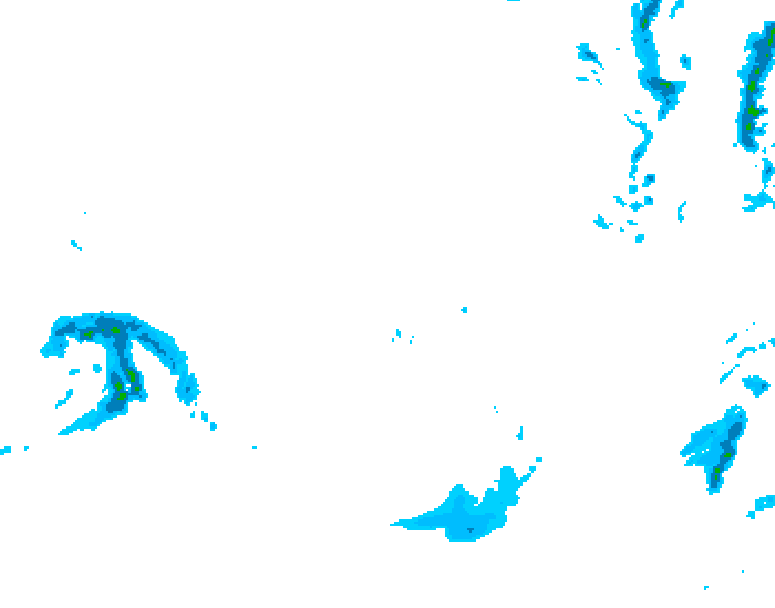 GDPS precipitation 162 hour forecast chart for Canada based on 2025/12/07 0000Z data
