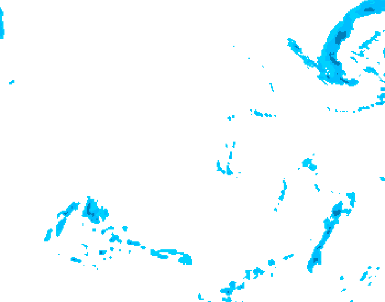 GDPS precipitation 240 hour forecast chart for Canada based on 2025/12/07 0000Z data
