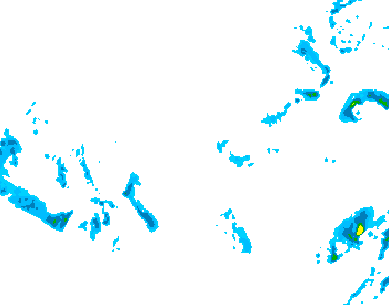 GDPS precipitation 048 hour forecast chart for Canada based on 2025/12/07 1200Z data