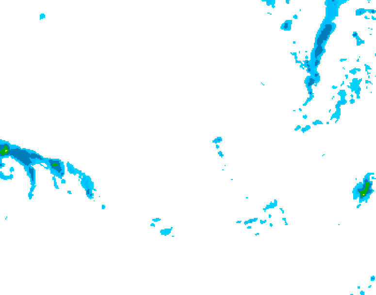 GDPS precipitation 144 hour forecast chart for Canada based on 2025/12/07 1200Z data
