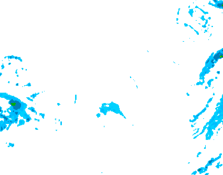 GDPS precipitation 180 hour forecast chart for Canada based on 2025/12/07 1200Z data