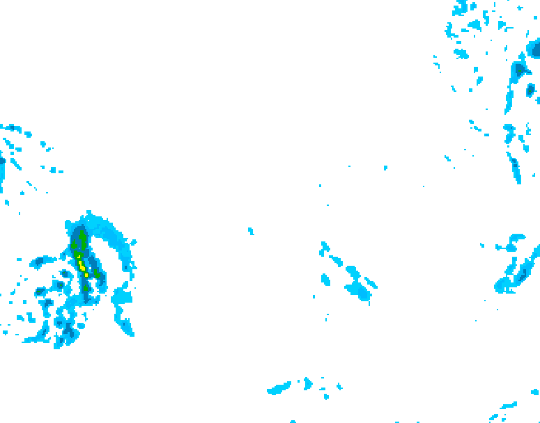 GDPS precipitation 192 hour forecast chart for Canada based on 2025/12/07 1200Z data