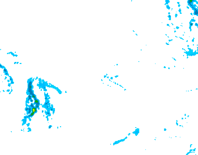 GDPS precipitation 204 hour forecast chart for Canada based on 2025/12/07 1200Z data