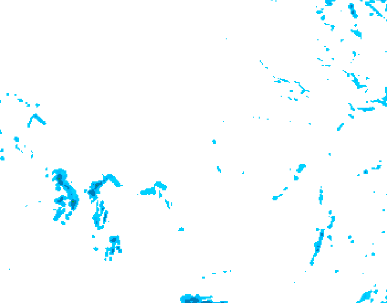 GDPS precipitation 216 hour forecast chart for Canada based on 2025/12/07 1200Z data
