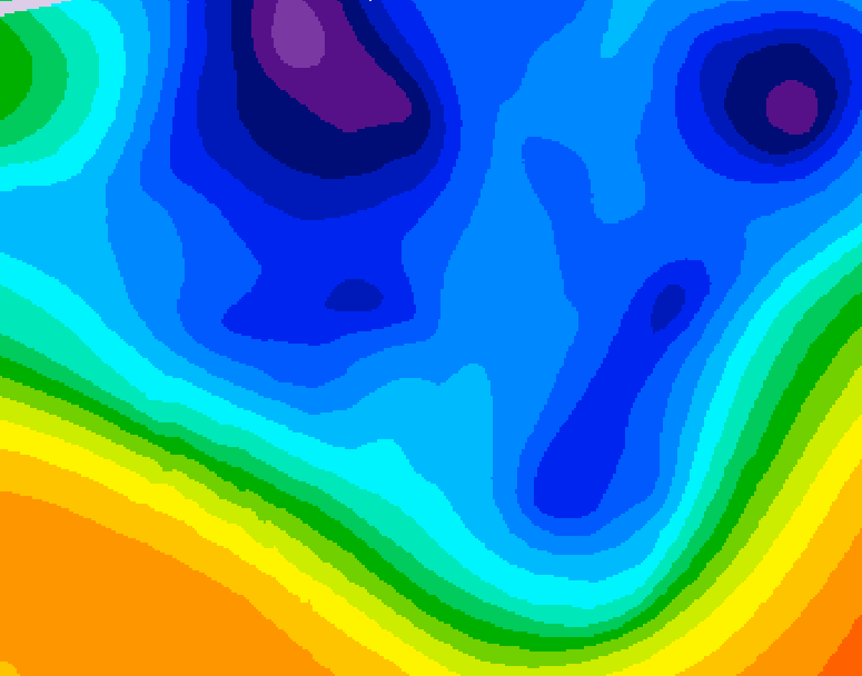 GDPS 500 millibar geopotential height 066 hour forecast chart for Canada based on 2025/12/08 1200Z data
