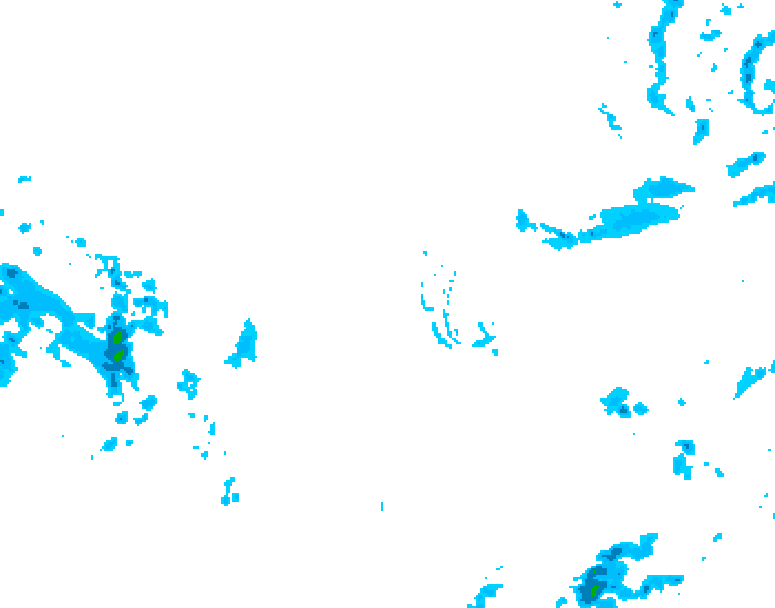 GDPS precipitation 006 hour forecast chart for Canada based on 2025/12/08 0000Z data