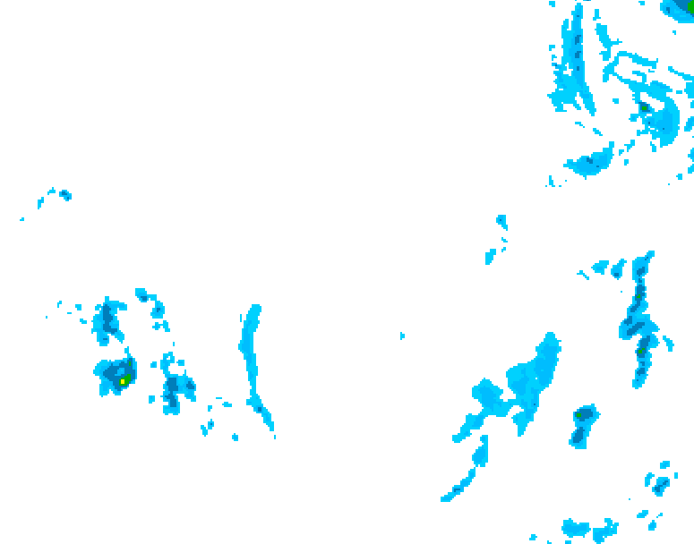 GDPS precipitation 072 hour forecast chart for Canada based on 2025/12/08 0000Z data