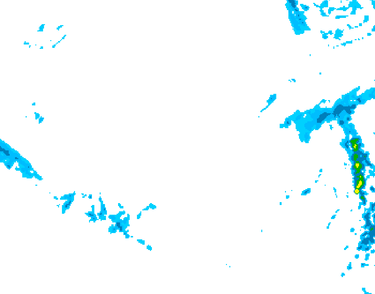 GDPS precipitation 096 hour forecast chart for Canada based on 2025/12/08 0000Z data
