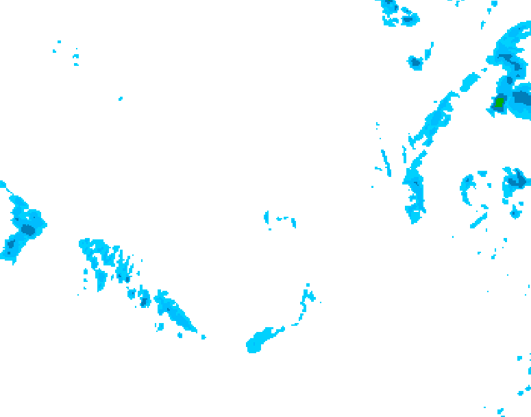 GDPS precipitation 114 hour forecast chart for Canada based on 2025/12/08 0000Z data