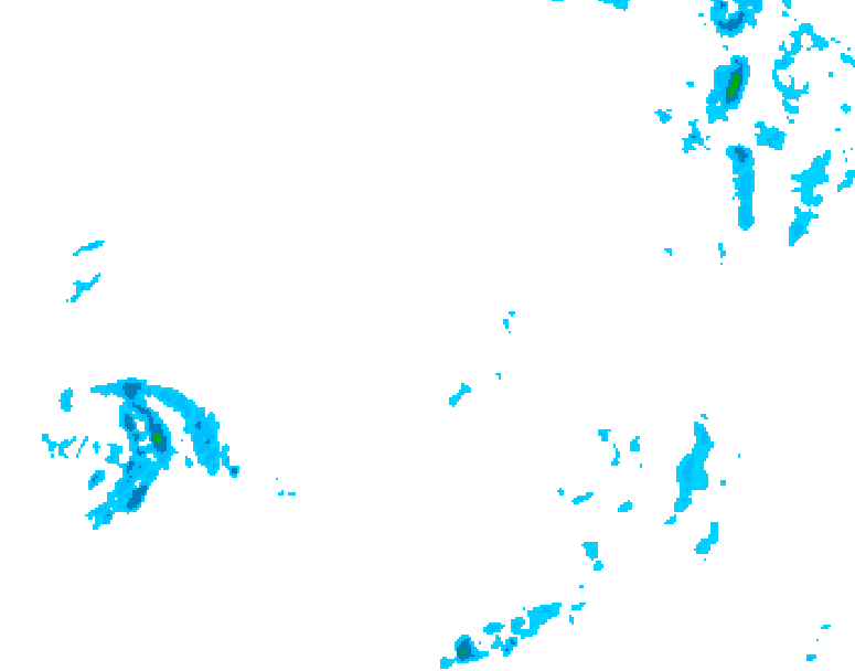 GDPS precipitation 144 hour forecast chart for Canada based on 2025/12/08 0000Z data