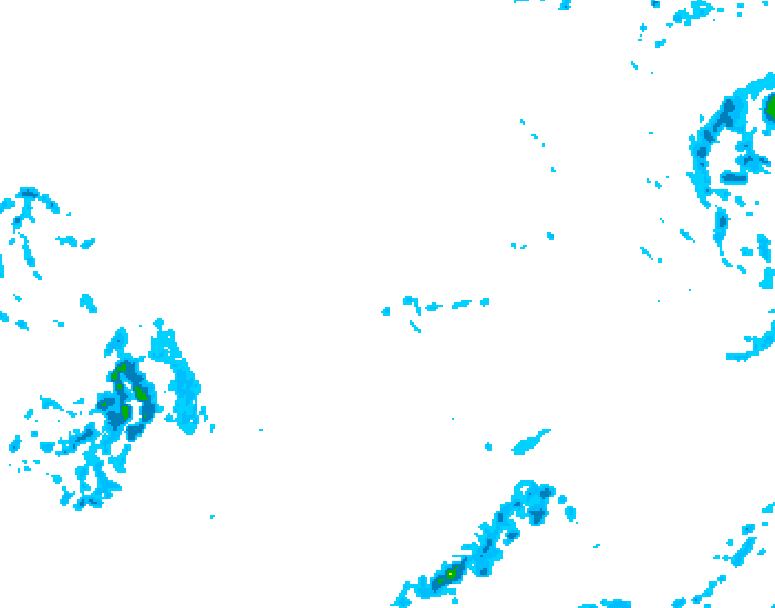 GDPS precipitation 186 hour forecast chart for Canada based on 2025/12/08 0000Z data