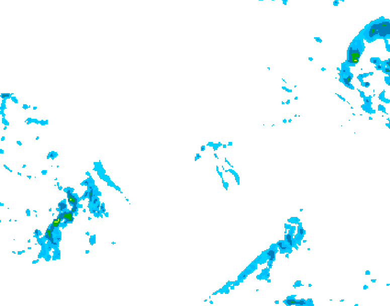 GDPS precipitation 192 hour forecast chart for Canada based on 2025/12/08 0000Z data
