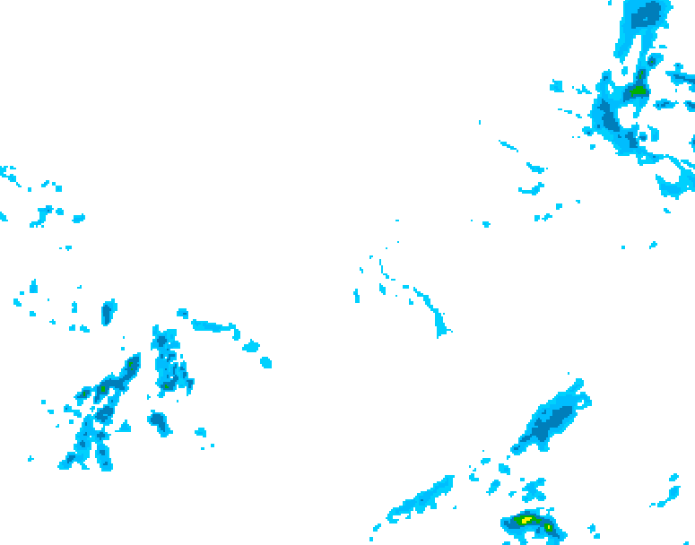 GDPS precipitation 198 hour forecast chart for Canada based on 2025/12/08 0000Z data
