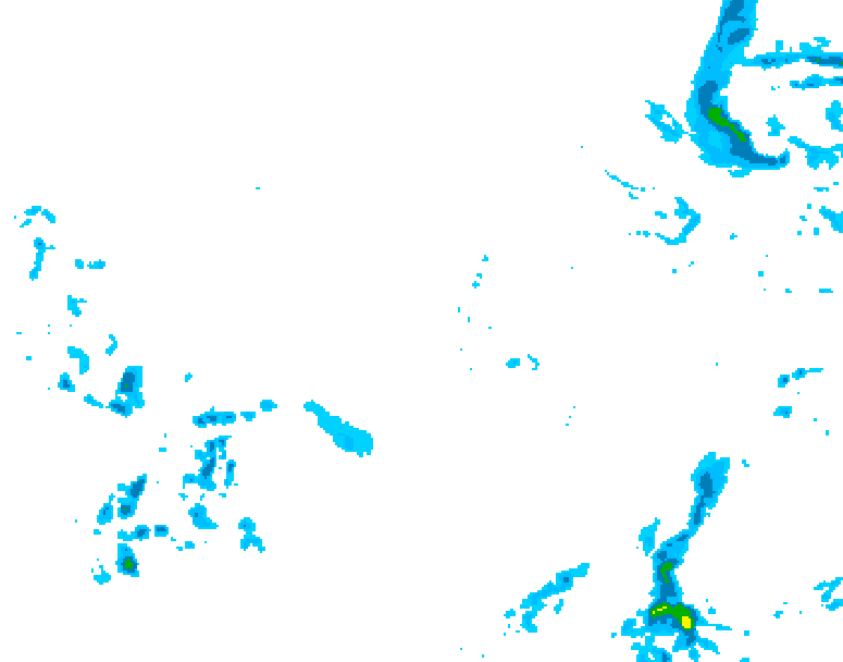 GDPS precipitation 204 hour forecast chart for Canada based on 2025/12/08 0000Z data