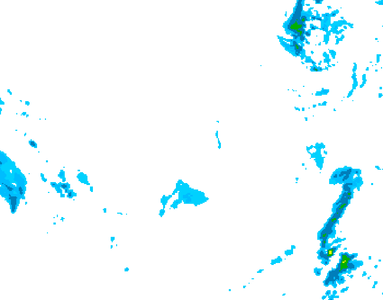 GDPS precipitation 216 hour forecast chart for Canada based on 2025/12/08 0000Z data