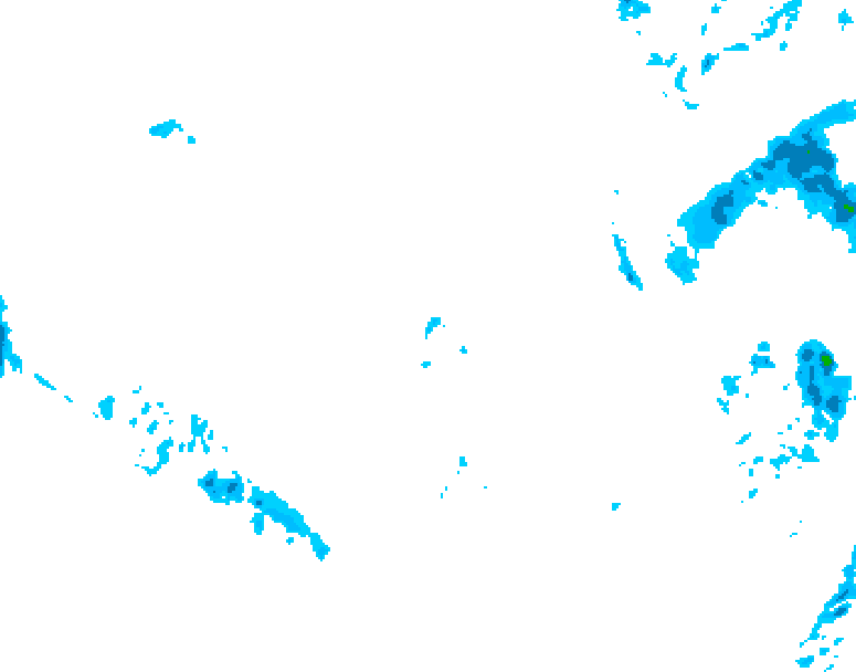 GDPS precipitation 096 hour forecast chart for Canada based on 2025/12/08 1200Z data
