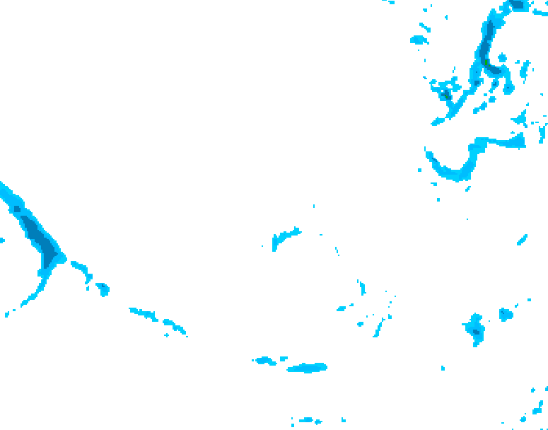 GDPS precipitation 120 hour forecast chart for Canada based on 2025/12/08 1200Z data