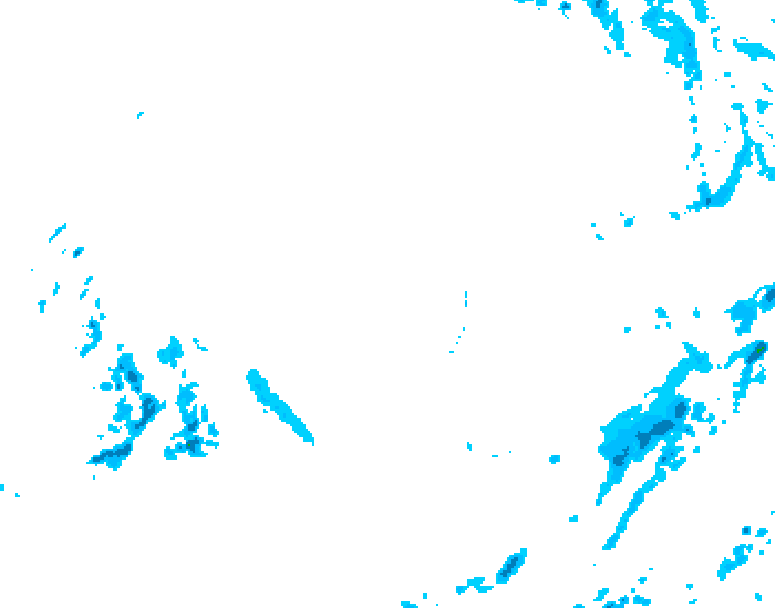 GDPS precipitation 144 hour forecast chart for Canada based on 2025/12/08 1200Z data