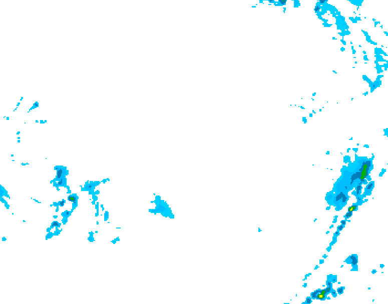 GDPS precipitation 150 hour forecast chart for Canada based on 2025/12/08 1200Z data