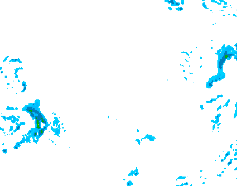 GDPS precipitation 168 hour forecast chart for Canada based on 2025/12/08 1200Z data