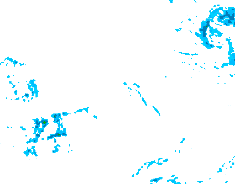 GDPS precipitation 186 hour forecast chart for Canada based on 2025/12/08 1200Z data