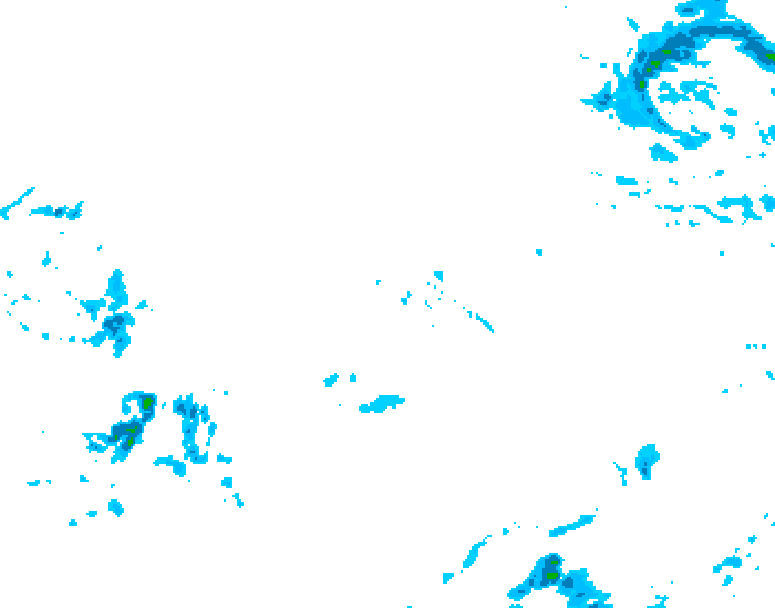GDPS precipitation 192 hour forecast chart for Canada based on 2025/12/08 1200Z data