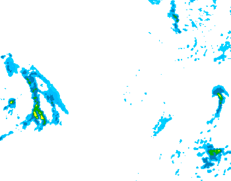 GDPS precipitation 222 hour forecast chart for Canada based on 2025/12/08 1200Z data