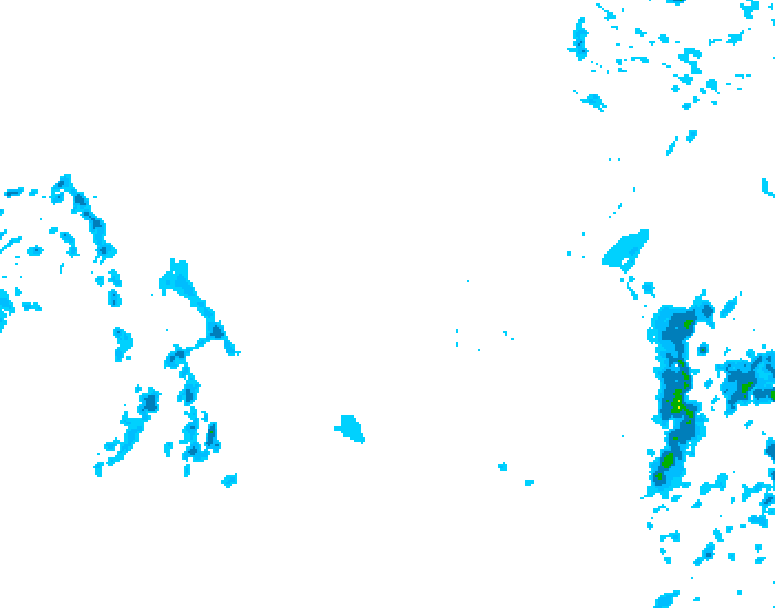 GDPS precipitation 240 hour forecast chart for Canada based on 2025/12/08 1200Z data