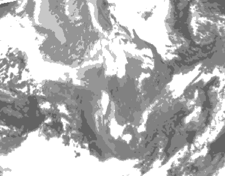 GDPS total cloud 060 hour forecast chart for Canada based on 2025/12/08 1200Z data
