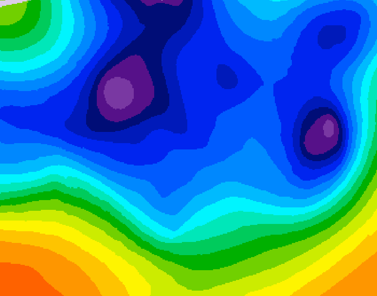 GDPS 500 millibar geopotential height 210 hour forecast chart for Canada based on 2025/12/09 0000Z data