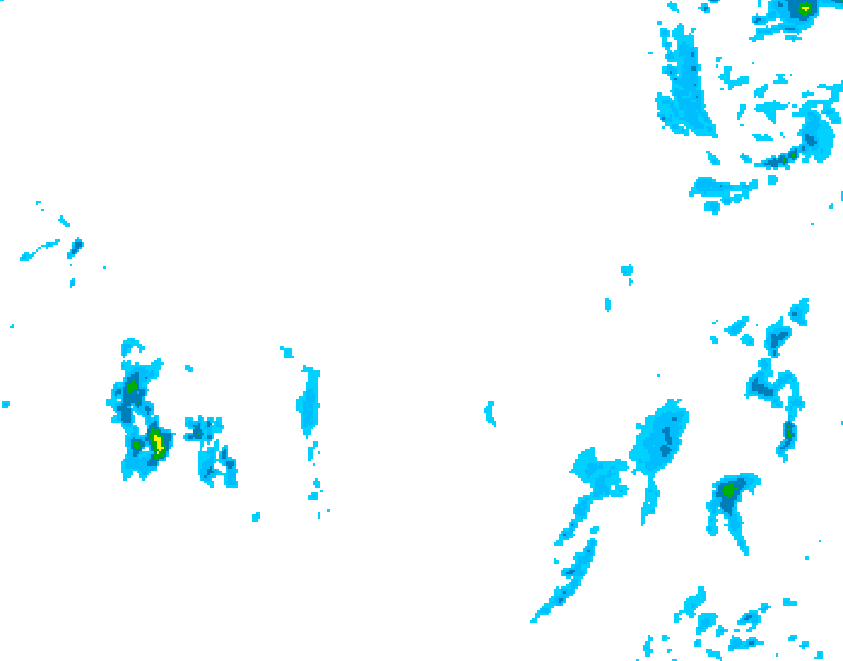 GDPS precipitation 048 hour forecast chart for Canada based on 2025/12/09 0000Z data
