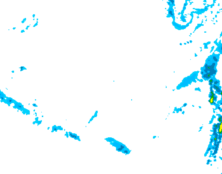 GDPS precipitation 072 hour forecast chart for Canada based on 2025/12/09 0000Z data