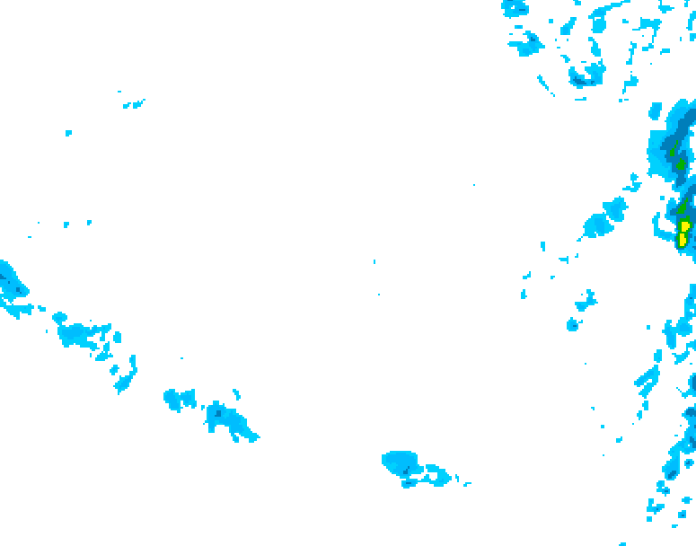 GDPS precipitation 078 hour forecast chart for Canada based on 2025/12/09 0000Z data