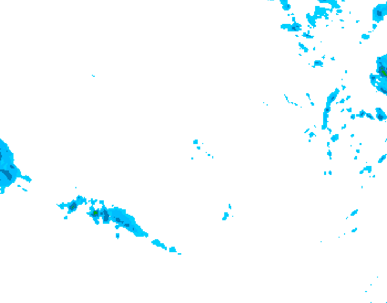 GDPS precipitation 096 hour forecast chart for Canada based on 2025/12/09 0000Z data