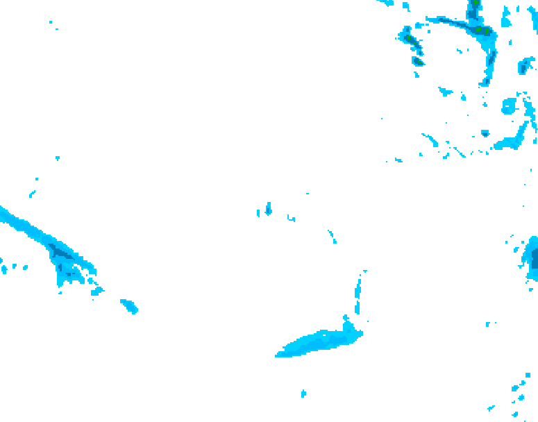GDPS precipitation 114 hour forecast chart for Canada based on 2025/12/09 0000Z data