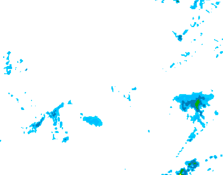 GDPS precipitation 138 hour forecast chart for Canada based on 2025/12/09 0000Z data
