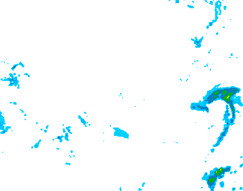 GDPS precipitation 144 hour forecast chart for Canada based on 2025/12/09 0000Z data