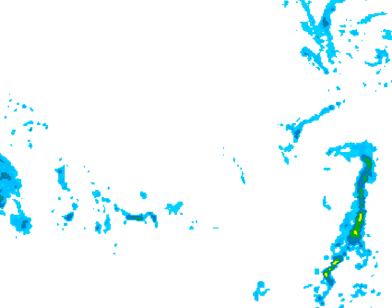 GDPS precipitation 198 hour forecast chart for Canada based on 2025/12/09 0000Z data