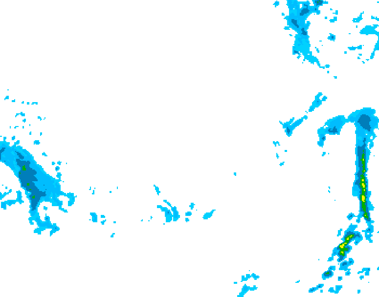 GDPS precipitation 204 hour forecast chart for Canada based on 2025/12/09 0000Z data