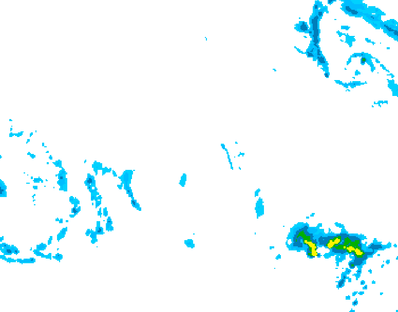 GDPS precipitation 240 hour forecast chart for Canada based on 2025/12/09 0000Z data