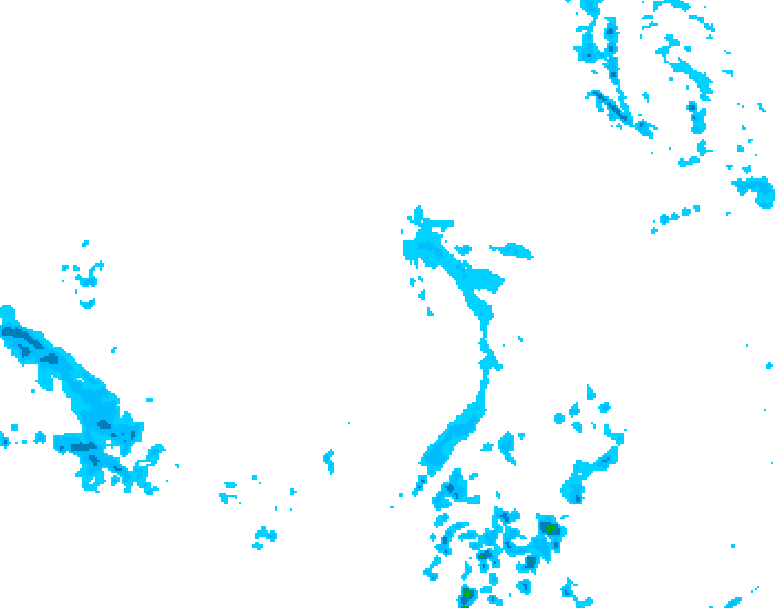 GDPS precipitation 198 hour forecast chart for Canada based on 2025/12/09 1200Z data