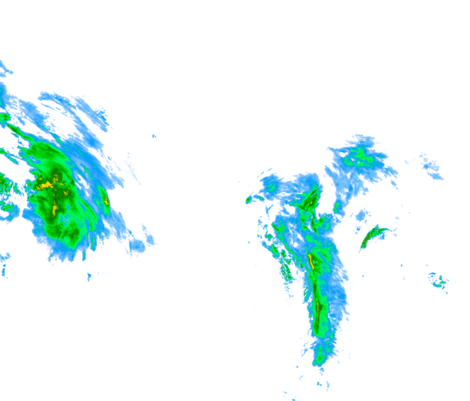 Weather radar data valid at 2025/12/09 12:30 UTC
