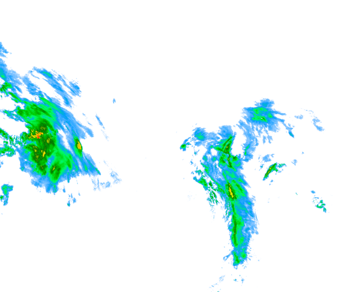 Weather radar data valid at 2025/12/09 12:54 UTC