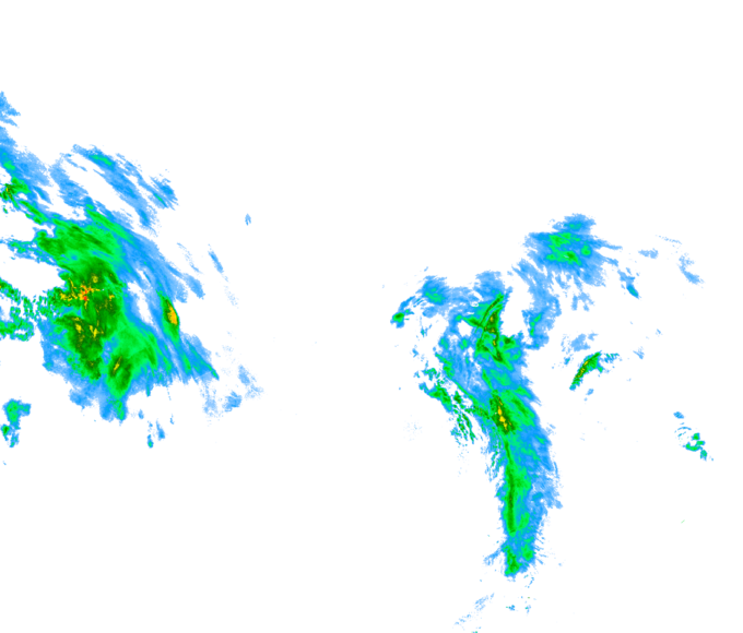 Weather radar data valid at 2025/12/09 13:00 UTC