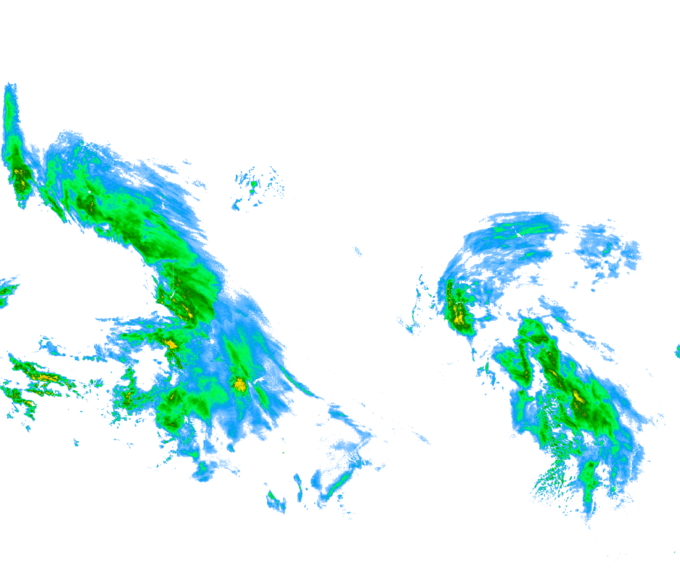 Weather radar data valid at 2025/12/09 19:24 UTC