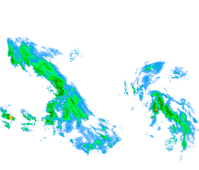 Weather radar data valid at 2025/12/09 21:00 UTC